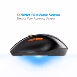 TeckNet M002 TrueWave 2.4G Wireless Mouse - Black