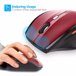 TeckNet Classic M002 Nano Wireless Mouse, 6 Buttons