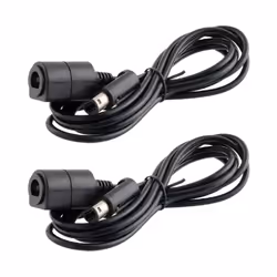ZedLabz 400047-2, Cable, Nintendo GameCube, Black, Nintendo, GameCube, Wii, 1.8 m