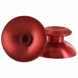 ZedLabz Aluminium alloy metal analog thumbsticks for Sony PS4 controllers - red