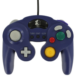 ZedLabz 500205 Gaming Controller Purple Gameport Gamepad Analogue GameCube
