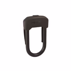 Hiplok D, U-lock, Black, Rubber, Steel, 1.3 cm, Key