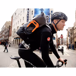Hiplok DX Black, Orange U-lock