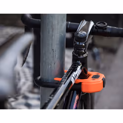 Hiplok DX Black, Orange U-lock
