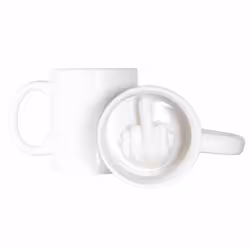 Thumbs Up 0001218, Single, White, Ceramic, Universal, 1 pc(s), 8.5 cm