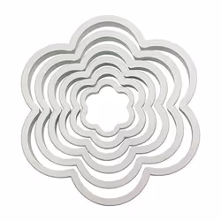 PME Classic Shapes Cutters, White, ABS, 66 mm, 15 mm, 215 mm, 20 g