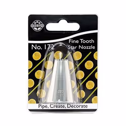 PME JEM Nozzle, Pastry decorating nozzle, Pastry decorating bag, Stainless steel, Stainless steel, 1.17 cm, 25 mm
