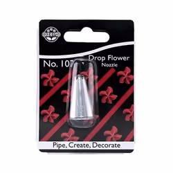 PME JEM Nozzle, Pastry decorating nozzle, Pastry decorating bag, Stainless steel, Stainless steel, 8.4 mm, 18 mm