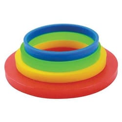 PME Large Rolling Pin Guide Rings Silicone Smooth surface 44 mm
