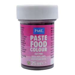 PME Paste Colour Hot Pink 25 g Paste (substance) Pink, Red Artificial food coloring