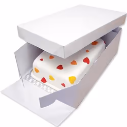 PME BCO896 cake storage container Rectangular Carton White