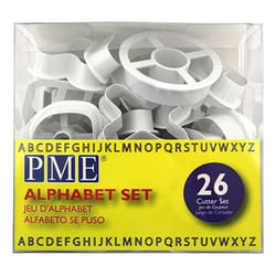 PME Alphabet Cutters White