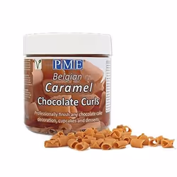 PME Chocolate Curls, Edible sprinkle, Brown, Universal, Cocoa, Sugar, Sugar, Cocoa Butter, Whole Milk Powder, Lactose (milk), ...