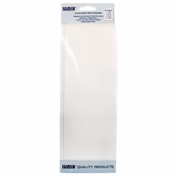 PME Tall Cake Plain Edge Plastic Side Scraper 10 x 9.3 Inces  White  Standard