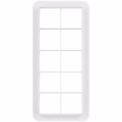 PME Geometric MultiCutter Square, White, Plastic, 3.2 cm, 1 pc(s)