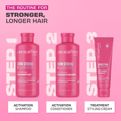 Lee Stafford Hair Growth Styling Cream | Grow Strong & Long Collection - Protein Treatment Cream  Best for Breakage Prone & Damaged Hair  Boosts Regro