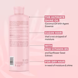 Lee Stafford Coco Loco Shine Hair Shampoo | Cleanser For Hair Shine Smooth Silky Hair | Nourishing Shampoo | Breakage Control