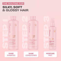 Lee Stafford Coco Loco Shine Hair Shampoo | Cleanser For Hair Shine Smooth Silky Hair | Nourishing Shampoo | Breakage Control