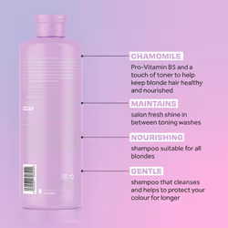 Lee Stafford Bleach Blondes Everyday Care Shampoo Hair Cleanser for Smooth Blonde Hairs Breakage free