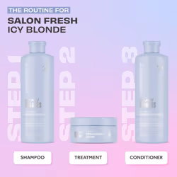 Lee Stafford Blue Toning Shampoo | Bleach Blonde Ice White Collection - Corrects Brassy & Orange Tones  Great for HIghlighted  Cool Hair  16.9 Fl Oz