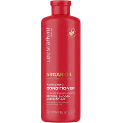 Lee Stafford Argan Oil Nourishing Hair Conditioner  16.9 Fl Oz For Dry Dull and Naturally Coarse Hairs Hair Tretament Cream Defrizz Hair