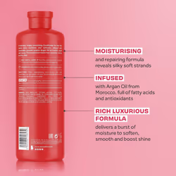 Lee Stafford Argan Oil Nourishing Hair Conditioner  16.9 Fl Oz For Dry Dull and Naturally Coarse Hairs Hair Tretament Cream Defrizz Hair