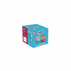 PROPERCHIPS - Multipack Box, Barbecue and Salt & Vinegar Lentil Chips, Vegan, Gluten Free Snacks, 14g, 32 Packs, (16 bags of ...