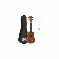 Left Handed Soprano Ukulele for Beginners with FREE Bag