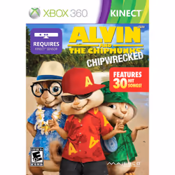 Majesco Alvin and the Chipmunks - Chipwrecked, Xbox 360, Xbox 360, E10+ (Everyone 10+), Physical media