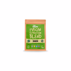 Organic Vegan Protein Powder Blend, Naked Natural - Unsweetened, Low Carb, 3 Plant Based Vegan Protein Powder with 24g of Com ...