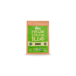 Organic Vegan Protein Powder Blend, Naked Natural - Unsweetened, Low Carb, 3 Plant Based Vegan Protein Powder with 24g of Complete Protein, Gluten and