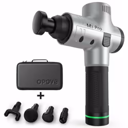 OPOVE M3 Pro Massage Gun Deep Percussion Massager - Silver