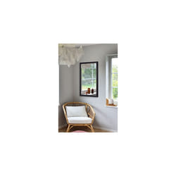 2Ft9 X 1Ft11 Large Black Framed Modern Contempory Wall Mirror