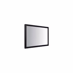 2Ft9 X 1Ft11 Large Black Framed Modern Contempory Wall Mirror