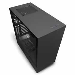NZXT H510, Midi Tower, PC, Black, ATX, micro ATX, Mini-ATX, SGCC, Steel, Tempered glass, 16.5 cm