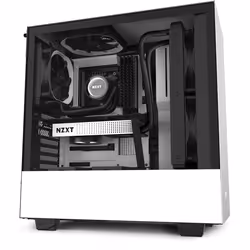 NZXT H510, Midi Tower, PC, White, ATX, micro ATX, Mini-ATX, SGCC, Steel, 16.5 cm