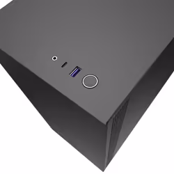 NZXT H510, Midi Tower, PC, Black, Red, ATX, micro ATX, Mini-ATX, SGCC, Steel, Tempered glass, 16.5 cm