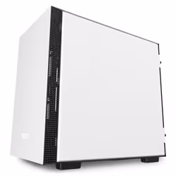 NZXT H210i Matte White, Mini Tower, PC, Black, White, Mini-ITX, SGCC, Tempered glass, Multi