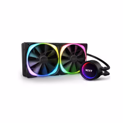 NZXT RL-KRX63-R1, All-in-one liquid cooler, 14 cm, Black