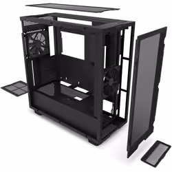 NZXT H7 Flow Midi Tower Black - Additional view 4