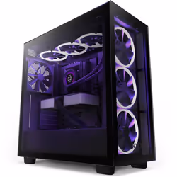 NZXT H7 Elite, Midi Tower, PC, Black, ATX, micro ATX, Mini-ITX, SGCC, Multi