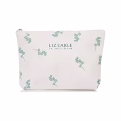 Liz Earle Make-Up Toiletry Bag Limited Edition Print (Pink and Sage Green)