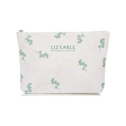 Liz Earle Make-Up Toiletry Bag Limited Edition Print (Pink and Sage Green)