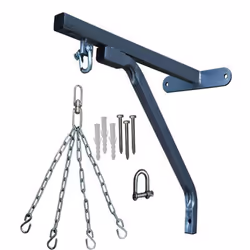5ft Punch bag set Filled Gloves Bracket Chain Skipping rope