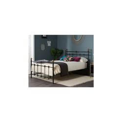 Athens Double Bed - Black