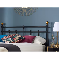 Athens Double Bed - Black