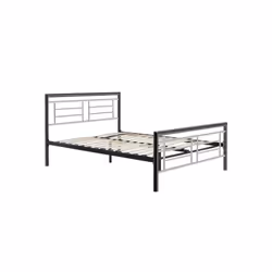 Birlea Montana Chrome & Black Nickel 135cm 4FT6 Double Metal Bed Frame Bedstead - Additional view 7