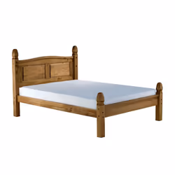 Corona Mexican Solid Pine Low Foot End 150cm Bedstead 5FT Kingsize bed Frame