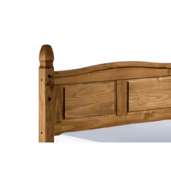 Corona Mexican Solid Pine Low Foot End 150cm Bedstead 5FT Kingsize bed Frame - Additional view 6