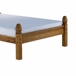 Corona Mexican Solid Pine Low Foot End 150cm Bedstead 5FT Kingsize bed Frame - Additional view 7